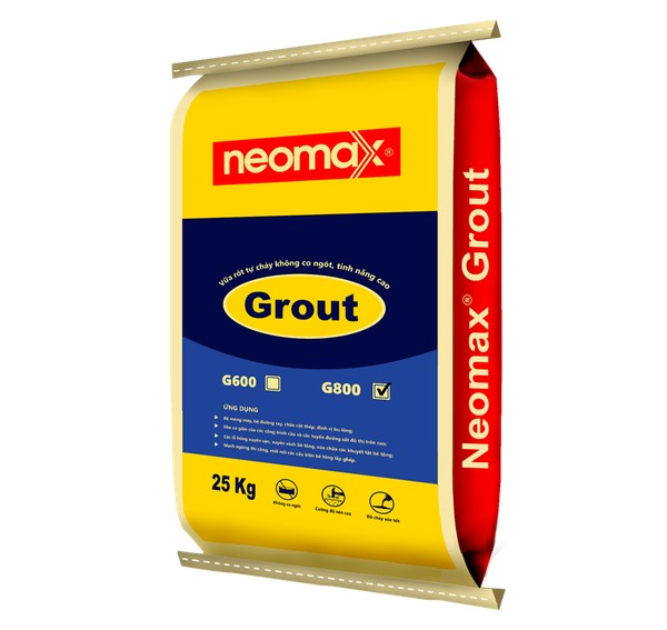 Neomax® Grout G800 - Cốt liệu mịn 1 Neomax® Grout G800 - Cốt liệu mịn