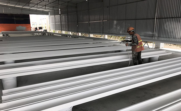 Thi Công Sơn Dầu Nhanh Khô, Bền Màu, Ứng Dụng Cao 3 SON SAT THEP 1