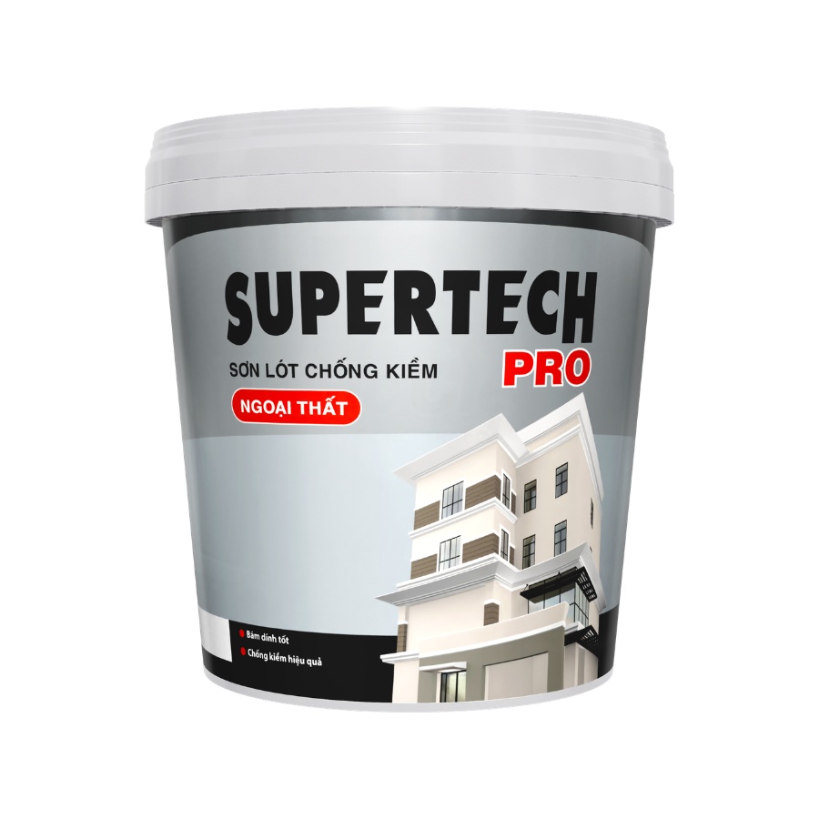 Sơn lót chống kiềm ngoại thất Supertech Pro Sealer 1 Sơn lót chống kiềm ngoại thất Supertech Pro Sealer