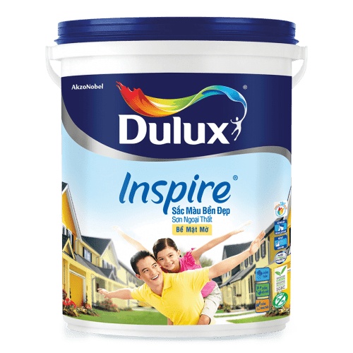 Sơn ngoại thất kinh tế Dulux Inspire mờ – Z98 – 18L 1 Sơn ngoại thất kinh tế Dulux Inspire mờ – Z98 – 18L