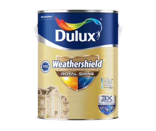 Sơn ngoại thất siêu cao cấp Dulux Weathershield Royal Shine bóng – RS86 – 5L 1 Sơn ngoại thất siêu cao cấp Dulux Weathershield Royal Shine bóng – RS86 – 5L
