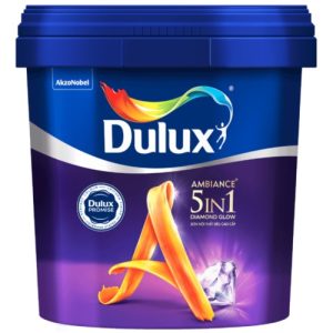 Sơn nội thất cao cấp Dulux 5in1 Diamond Glow Siêu Bóng – 66AB – 1L
