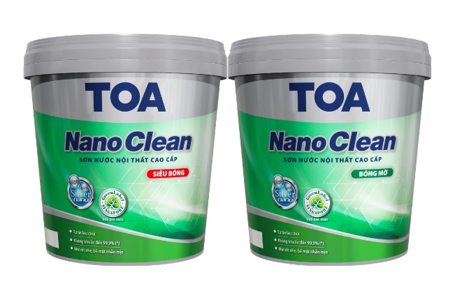 Sơn nước nội thất cao cấp TOA NanoClean 1 Sơn nước nội thất cao cấp TOA NanoClean