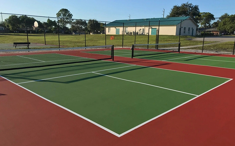 thi công sân pickleball