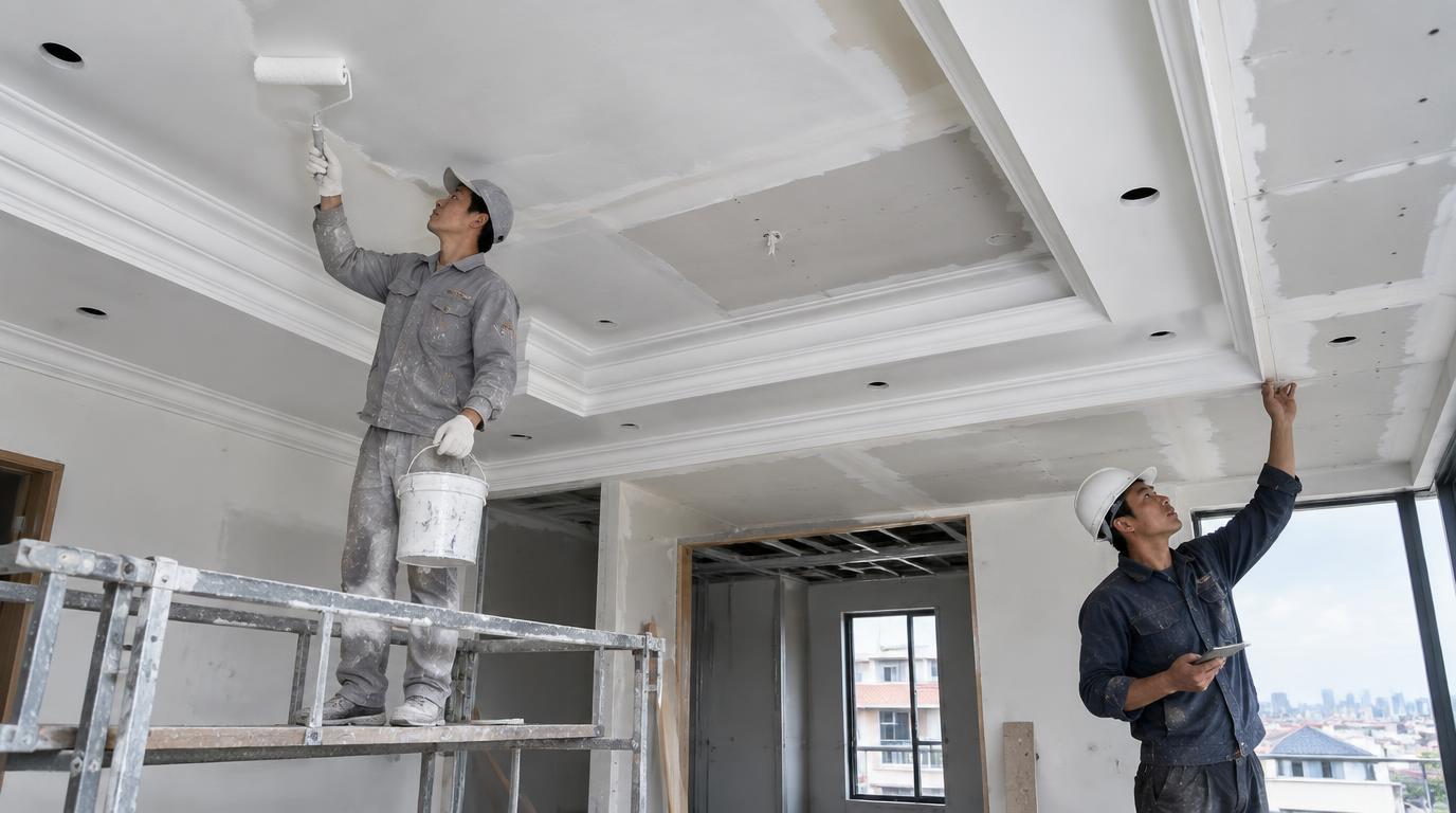 Thi công: Vì sao cùng là sơn bả trần thạch cao nhưng đơn giá có thể chênh lệch